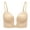 Nue, variante sur Wingslove Soutien-gorge Sans Bretelles à Décolleté Plongeant pour Femmes, Rehausseur Multi-Positions, Sans Armatures, Dos Transparent Convertible, Milk Coffee 38D
