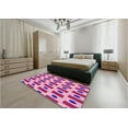 thumbnail image 4 of Ahgly Company Indoor Rectangle Patterned Medium Violet Red Pink Area Rugs, 8' x 10', 4 of 6