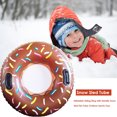 thumbnail image 1 of Muyoka Trineo de nieve inflable de 56 pulgadas Tubo de nieve con 2 asas sólidas -40 ℃ Trineo de nieve resistente al frío Tubo de nieve inflable de PVC duradero Juguetes de nieve Regalos Muyoka Hogar, 1 of 7