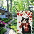 thumbnail image 6 of Happy Valentines Day Cat Garden Flag Valentine Love Heart Garden Flag Anniversary Wedding Outdoor Decor, 6 of 8
