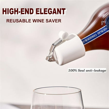 

Summer Clearance 2023! YOHOME High-End Reusable Wine Savers Wine Bottle Sealer Manual Beverage Stopper