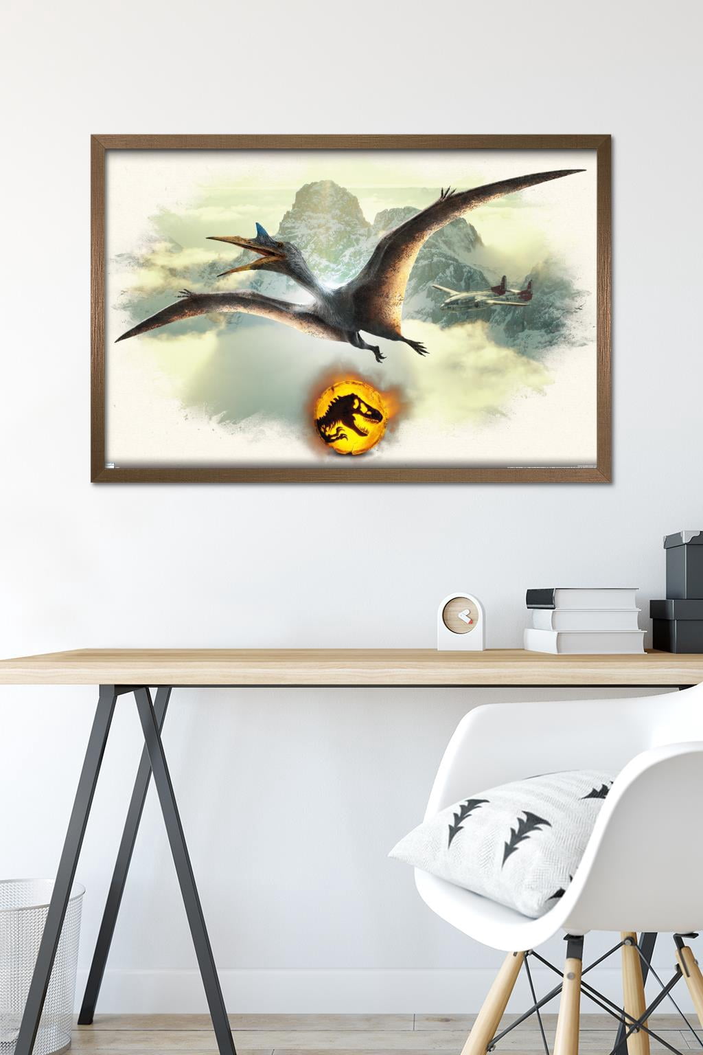 Jurassic World: Dominion - Quetzalcoatlus Focal Wall Poster, 22.375" x 34" Framed