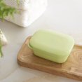 thumbnail image 5 of Plastic Soap Tray, VGFVFSKGA Leakproof Soap Holder, Double-Layer Drainage Soap Box, Portable Soap Dish, Self Draining Bar Soap Sponge Holder for Shower Bathroom Washroom Bathtub,4.6×3.4 in,Z1#Yellow, 5 of 6