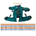 thumbnail image 3 of 2026 New Winter Waterproof Dog Snowsuit â Full Body Outdoor Jacket with Leash Ring, Lining, Windproof Reflective 4-Leg Dog Coat for Small to Large Dogs Teal Dark Green, 3 of 8