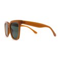 thumbnail image 3 of Womens Oversize Horn Rim Boyfriend Fashion Plastic Sunglasses Brown Green, 3 of 4