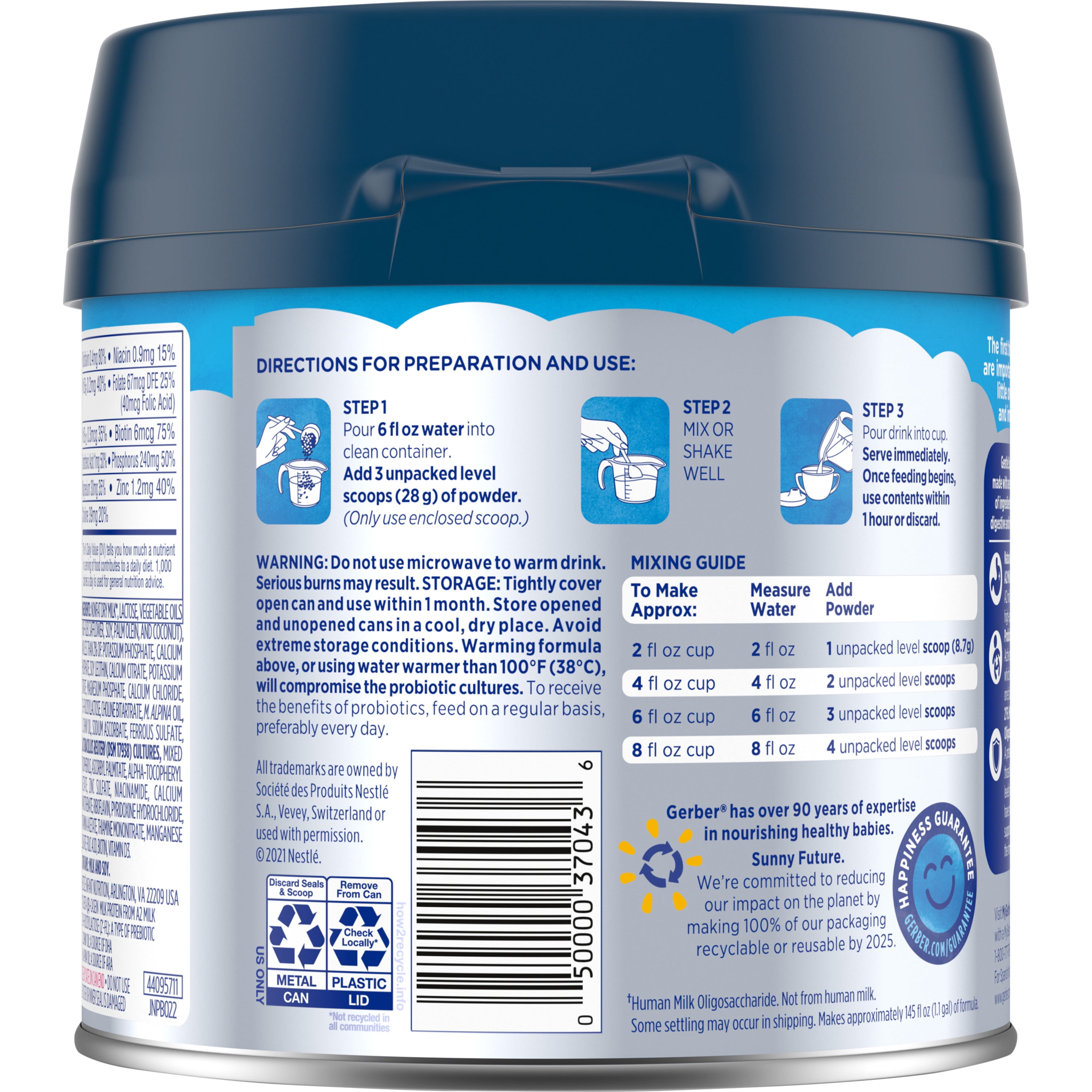 Gerber Good Start Premium Powder Formula Toddler Drinkwith A2 Advanced for Digestive Support, 20 oz Canister
