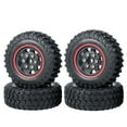 thumbnail image 1 of 4Pack 1:24 Beadlock Tires/Wheels Rim For Axial SCX24 90081 00001 00002 Accessories, 1 of 5