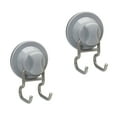 thumbnail image 4 of Better Homes & Gardens Dual Hooks, Power Grip Pro Suction or Adhesive Mount, 2 Pack, Satin Nickel, 4 of 4