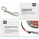 thumbnail image 5 of Carretes de buceo Gancho de doble cabeza Durable Cuerda de buceo Cuerda de buceo Equipo de buceo en cuevas, 5 of 9