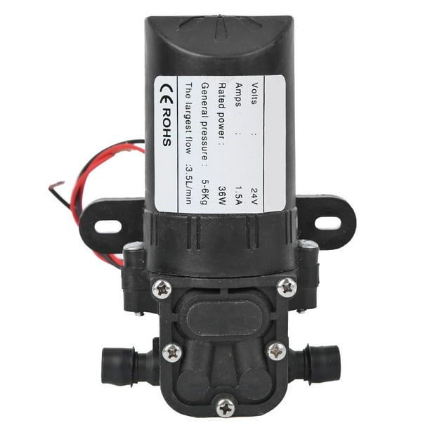 Diaphragm Water Pump,36W Double Straight Tube Mini Water Pump Water Diaphragm Pump Leading Edge