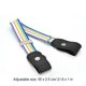 thumbnail image 5 of Guardurnaity Cinturón elástico ajustable sin hebilla, accesorios de ropa elástica, suministros de armario de piel sintética para niños y niñas Cinturones tipo 1, 5 of 5