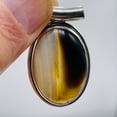 thumbnail image 4 of Rare Agate & Sterling Silver Pendant | 1 3/8" Long |, 4 of 12