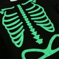 thumbnail image 4 of WIBACKER 3M-24M Infant Baby Boy Halloween Dress Up Clothes Bat Wings Romper with Cap Newborn Skeleton Costumes, 4 of 16