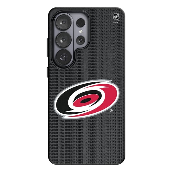 Keyscaper Carolina Hurricanes Text Backdrop Galaxy Magnetic Bump Case