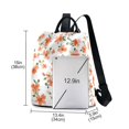 thumbnail image 3 of FORMRS Women's Travel Backpack Purse Anti-Theft Hidden Pockets Casual Shoulder Bag, Small Floral Blooms, 3 of 7