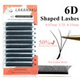 thumbnail image 1 of Lakanaku 6D Tipo De Pestañas Naturales , Falso Rollo Brasileño Mixto Suave fadvan, 1 of 3
