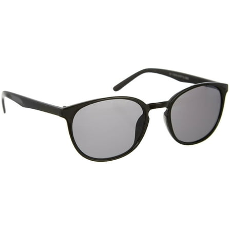 Geoffrey Beene Mens Round Plastic Sunglasses One Size Black