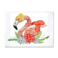 thumbnail image 3 of Designart Christmas Lama Ready For Santa II Tropical Framed Wall Art, 3 of 4