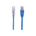 thumbnail image 2 of Black Box Slim-Net CAT6 250-MHz 28-AWG Stranded Ethernet Patch Cable - Unshielded, PVC, Snagless Boot, Blue, 7-ft., 2 of 3