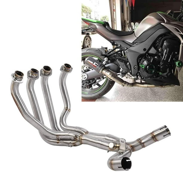 ACOUTO Motorcycle Modification Exhaust Front Pipe Link for KAWASAKI Z1000 2010-2018, Exhaust Pipe for KAWASAKI Z1000 , Exhaust Connect Pipe - Walmart.com