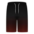 thumbnail image 5 of 50% off Miqool Men's Big & Tall Gradient Short Sets 2 Piece Outfits Summer Tracksuits Casual Short Sleeve T Shirt & Shorts with Pockets, 5 of 7