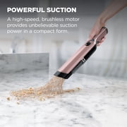 Shark WANDVAC Handheld Vacuum, Pet Friendly, Car & Home, Brushless Motor, Charging Dock, WV201RGBRN, Rose Gold