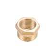 thumbnail image 3 of Brass Threaded Pipe Fitting G3/8 Male x G1/4 Female Hex Bushing Adapter 3 pcs, 3 of 3