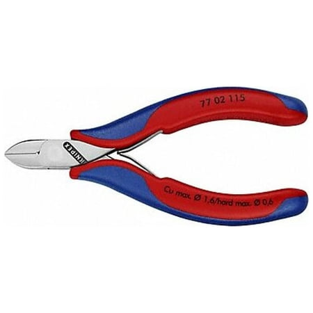 UPC: 0843221005245 | Knipex Diagonal Cutting Plier 4-1/2  L 77 02 115