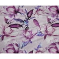 thumbnail image 5 of oneOone Polyester Spandex Purple Fabric Florals Fabric For Sewing Printed Craft Fabric By The Yard 56 Inch Wide, 5 of 6
