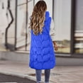 thumbnail image 4 of Lindreshi Winter Coats for Women Medium Women Warm Pocket Hooded Coat Long Jacket Winter Sleeveless Down Parkas, 4 of 6