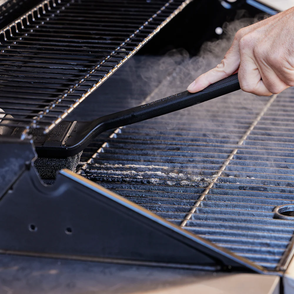 Mr. Bar-B-Q Steam Clean BBQ Grill Brush Powered by Scrub Daddy