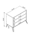 thumbnail image 3 of Rockefeller Mic Century- Modern Dresser and Nightstand with Drawers- Set of 2, 3 of 10