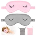 thumbnail image 1 of Unatoiry 2pack/lot And Rejuvenate Sleep For Restorative Night S Rest Silk Eye Masks Sleeping Eye 1Set, 1 of 6