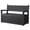 Black Stripe, variant on Bifanuo 70 Gallon Storage Bench Deck Box for Patio Furniture with Armrest Bench Outdoor Storage Water-Resistant Deck Box for Garden Tools,Pool Storage and Outdoor Cushions,Grey