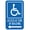 Warning Sign 4, variant on Access For Less Mobile People Sign - 8"x12" Metal Tin Sign, Garage Man Cave Wall Decor, Accessibility Safety Signage