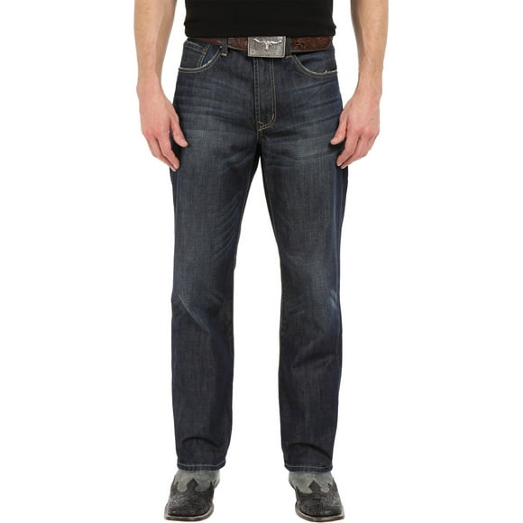 Stetson Men's Modern Straight Leg Jean, Dark Stone, 30x40