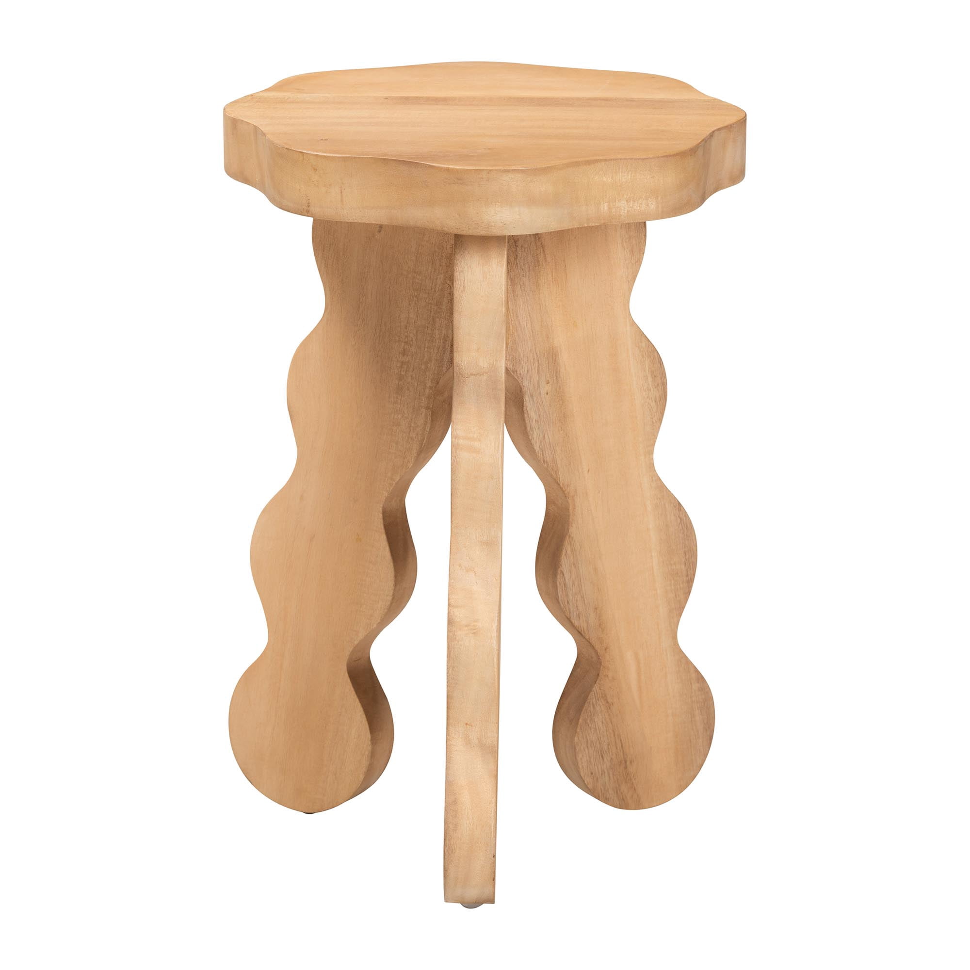 bali & pari Sino Rustic Footstool, Natural Brown