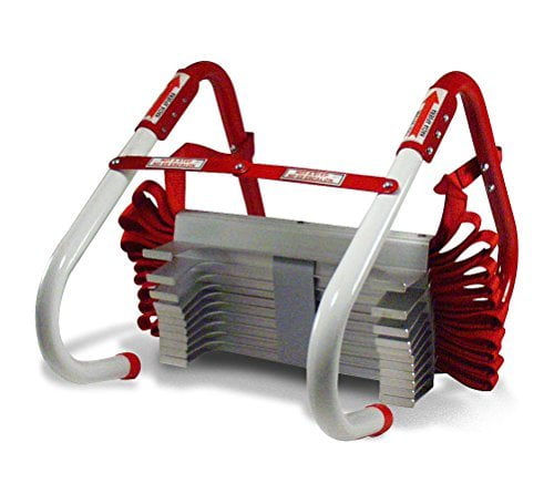 25-Foot Kidde 468094 Three-Story Fire Escape Ladder with Anti-Slip Rungs 25-Foot Kidde 468094 Three-Story Fire Escape Ladder with Anti-Slip Rungs