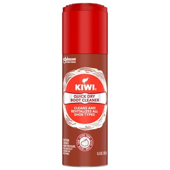 KIWI Quick Dry Boot Cleaner, 5.5 oz (1 Aerosol Spray)
