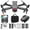 Black Bk, variant on PPgejGEK Drone with Daul 4K HD FPV Camera Remote Control Toys Gifts for Boys Girls with Altitude Hold Headless Mode Start Speed Adjustment Holiday