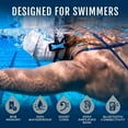 thumbnail image 2 of H2O Audio Stream 3 and Surge S+ Earbuds - IPX8 Waterproof MP3 Player for Swimming with Bluetooth and Short Cord Underwater Headphones - Superior Sound Quality and Hydrodynamic in-Ear Design, 2 of 5