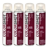 COLORSHOT Satin Spray Paint Wine Stain (Burgundy) 10 oz. 4 Pack