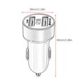 thumbnail image 5 of Auto Accessories Dual USB Digital Display Car Charger Portable Car Cigarette Lighter With LED Display Car Charger, 5 of 5