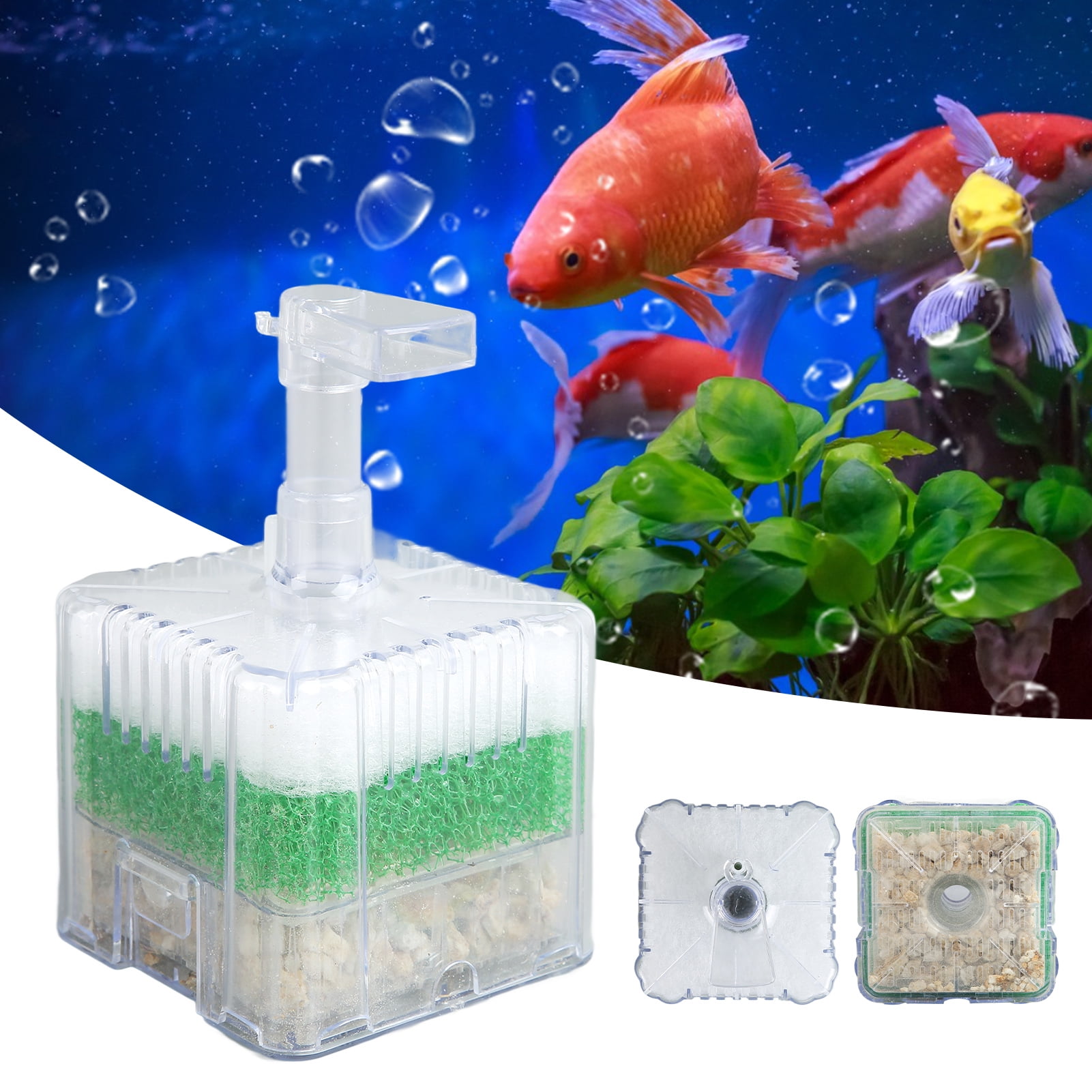 Sponge Black Square 38 x 38cm - Aquaristic Online