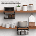 thumbnail image 7 of Home Zone Living 11"W Steel Mesh Basket Under Shelf Cabinet Pull-Out, 7 of 7