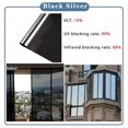 thumbnail image 1 of Insulation Window Film Solar Reflective Mirror Color Film Christmas Window Stickers Window Privacy Film 99% Uv Cut Vinyl Smtx, 1 of 5