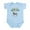 Sky Blue, variant on CafePress - Grandpa's Best Hunting Buddy Ever! Infant Bodysuit - Baby Light Bodysuit, Size Newborn - 24 Months