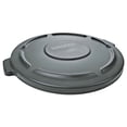 thumbnail image 3 of Rubbermaid Commercial 265400GYCT Brute 55-gallon Container Lid - Flat - Plastic - 3 / Carton - Gray, 3 of 4