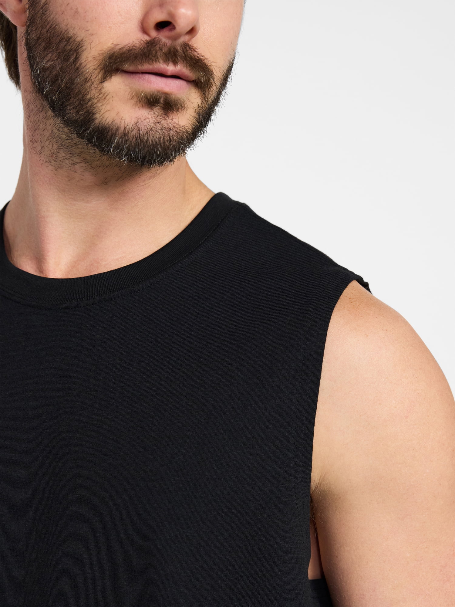 Athletic Works Men's and Men's Big & Tall Tri-Blend Muscle Tee, Sizes XS-4XLT