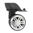 thumbnail image 2 of TISHITA 1 Pair Dual Roller Swivel Suitcase Luggage Casters Replacement Wheels for Travel, 2 of 8